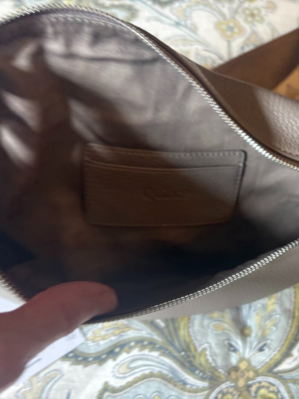 NWT Quince Italian Pebbled Leather Sling Bag - Picture 7 of 11